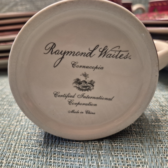 Vintage Elegant Fruity Dinnerware Set with Mugs - Picture 10 of 16